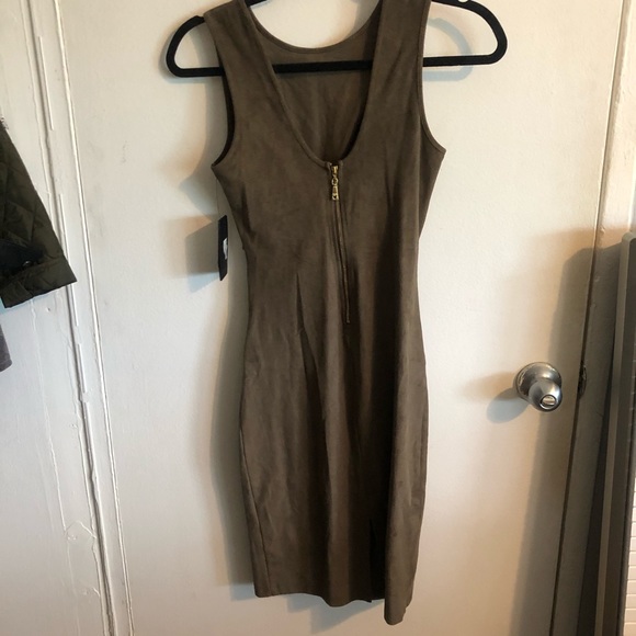 GUESS Jelena Faux-Suede Dress - Picture 3 of 5